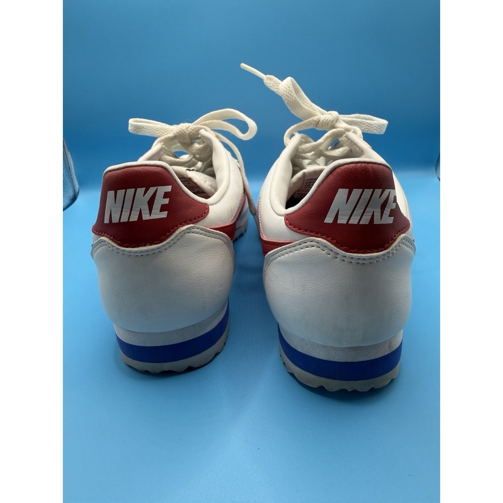 Nike Cortez Forest Gump White Red Blue Women's Size 8 Golf Shoes 807471-103 - Picture 7 of 12